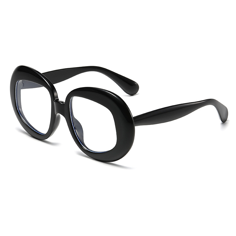 Marque de luxe lunettes rondes femmes lunettes cadre de haute qualité surdimensionné rouge vert rouge mode montures de lunettes grand cadre Unique
