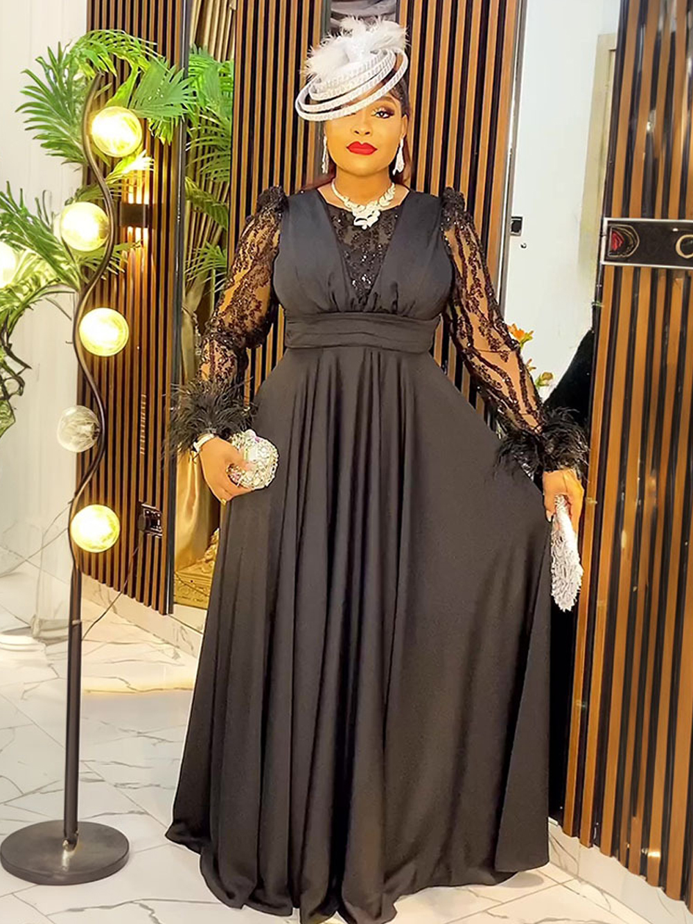 Robes de Soirée Élégantes pour Femmes, Robes Longues à Manches Longues, Vêtements Africains 2026, Robes de Mariage, Anniversaire, Bal de Promo, Soirée, Robes à Paillettes
