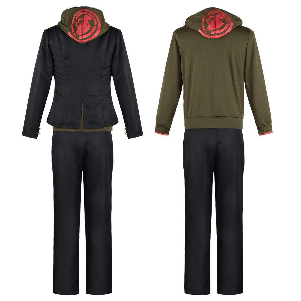 Costume de Cosplay Anime Naegi Makoto, uniforme Super Danganronpa pour hommes, tenues de fête d'halloween, ensembles de tissus, vêtements décontractés, déguisement