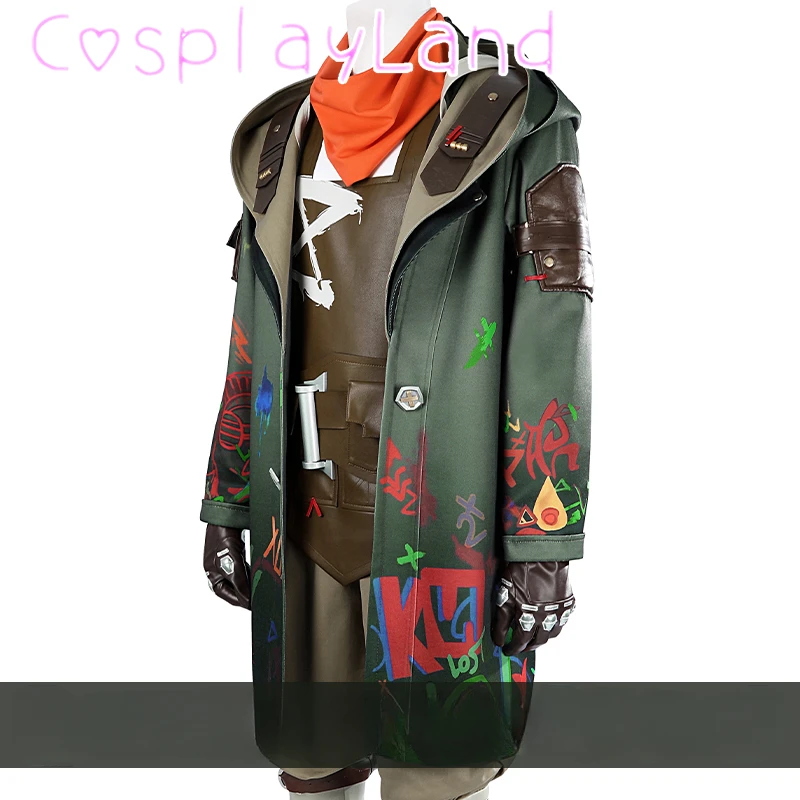 Arcane Ekko Costume LOL Ekko Cosplay Costume noël nouvel an bande dessinée Con hommes Costume jeu tenue veste bottes taille personnalisée