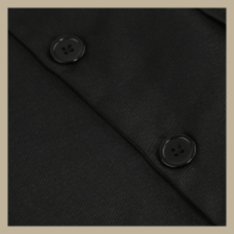 Costume de prêtre noir pour homme, robe de clergé catholique avec collier croix, déguisement d'Halloween, uniforme de pasteur prédicateur