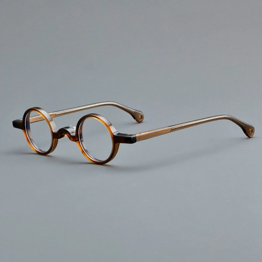 Lunettes de style anti-lumière bleue pour hommes et femmes, monture de lunettes vintage, lentille transparente, marque de créateur, acétate féminin