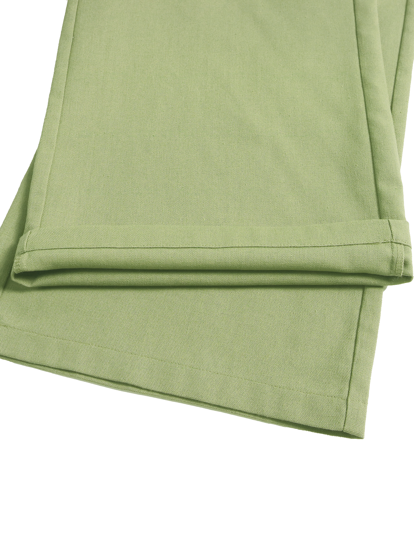 Pantalon large en lin pour femme, pantalon long décontracté taille mi-haute, mode estivale confortable, vêtement féminin une pièce