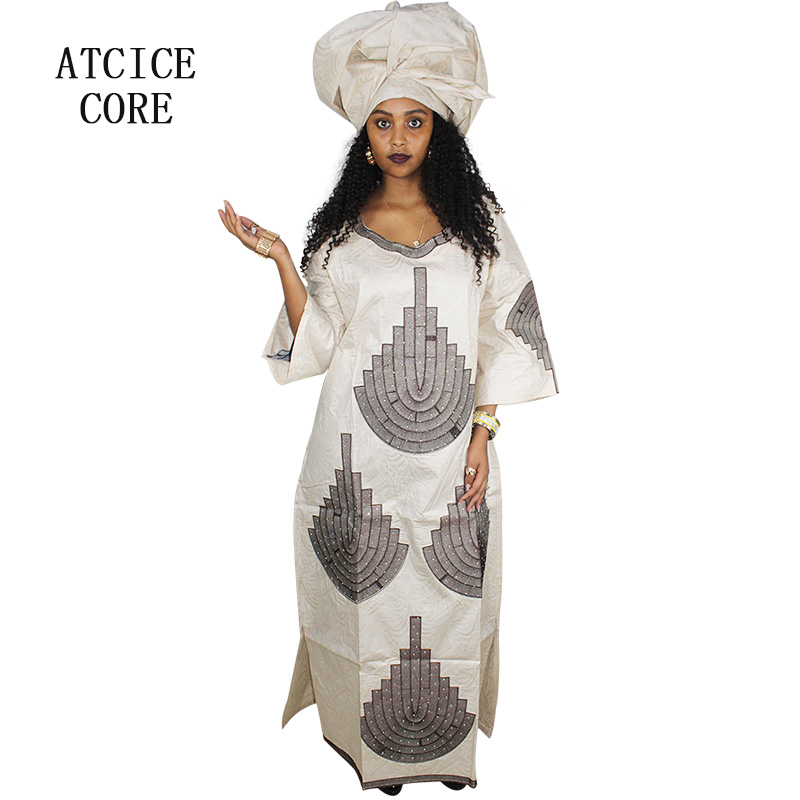 Robes africaines pour femmes, dashiki, bazin riche, broderie, vêtements à la mode