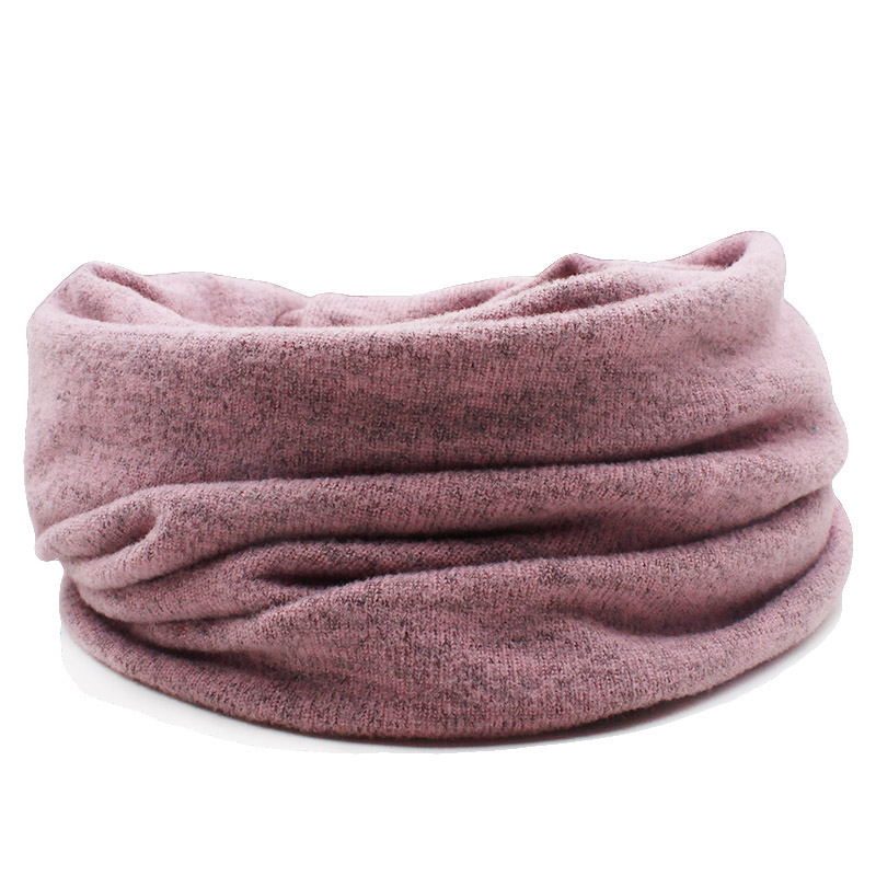 LOVINGSHA Automne Hiver Double-usage Chapeaux Pour Femmes Fille Écharpe Solide Conception Mince Dames De Mode Feminino Skullies Bonnets HT078