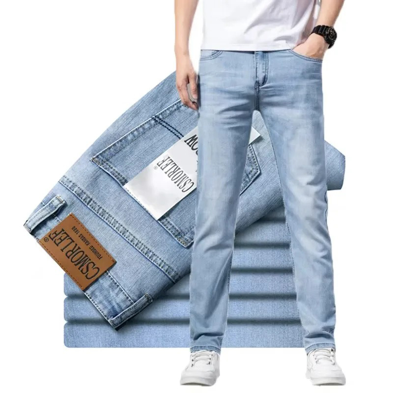 Jeans Homme 2026 – Nouvelle Collection Été Ultra Légers et Tendance – Denim Décontracté Coupe Slim – Vente en Gros