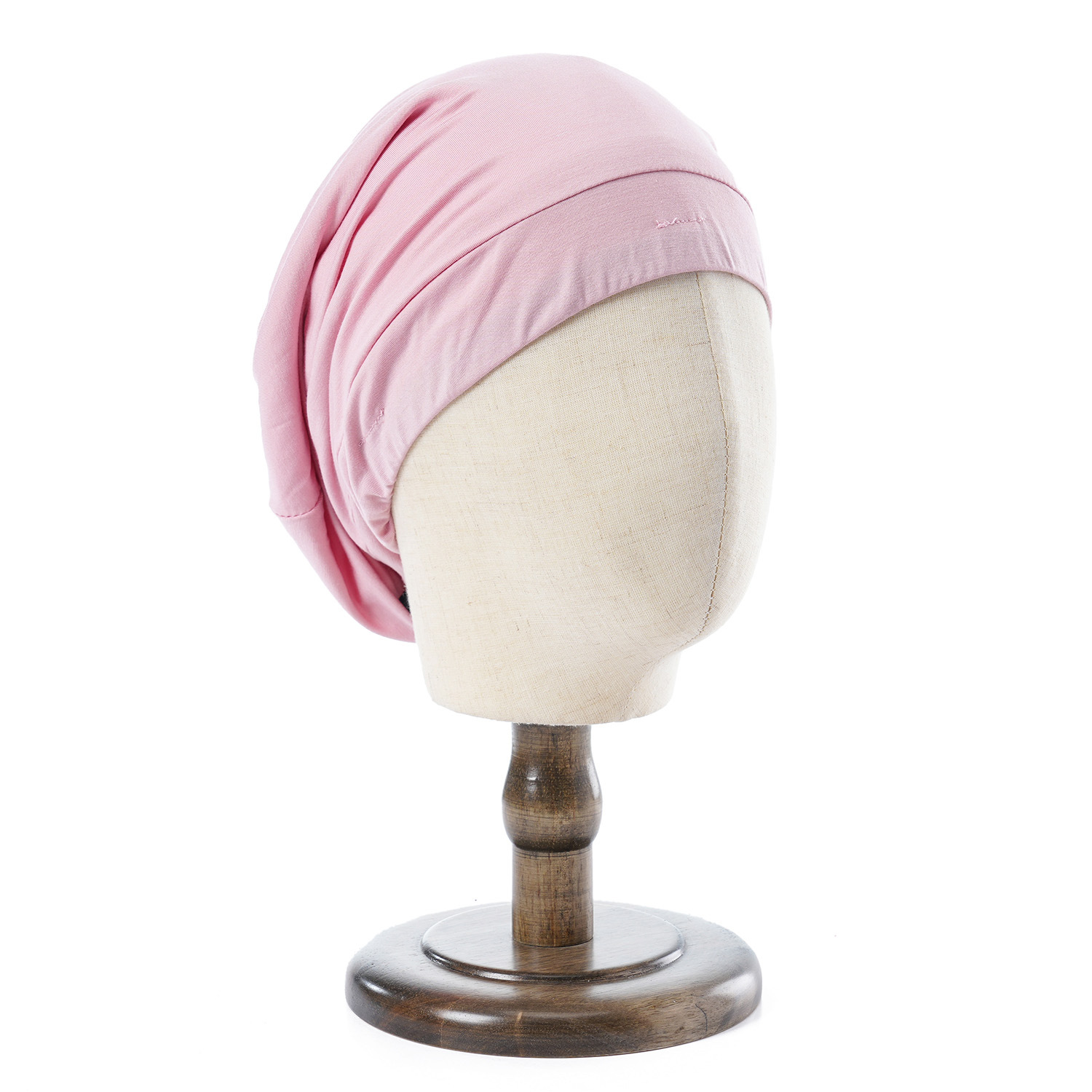 Bonnet de cheveux doublé en Satin pour femmes et hommes, en coton de bambou, élastique, Bonnet de nuit, Skullies en soie, couvre-chef pour cheveux bouclés