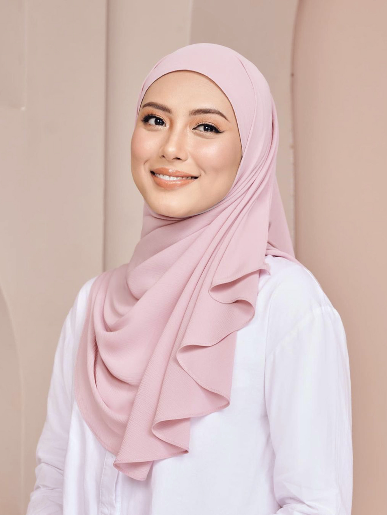 Musulman plaine froissé HIjabs lourd en mousseline de soie écharpe arabe crêpe châle enveloppes bandeau islamique couleur unie Foulard femmes