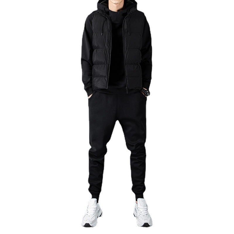 Gilet chaud sans manches pour homme, imperméable, avec fermeture éclair, col montant, décontracté, pour l'hiver et l'automne, vêtement de marque