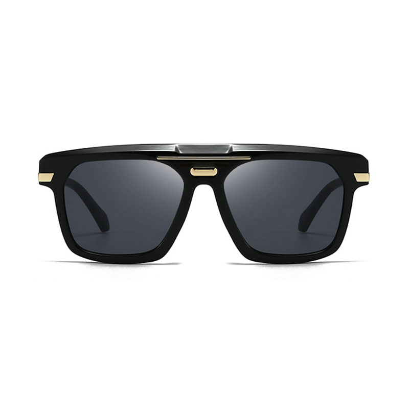 Lunettes de soleil carrées surdimensionnées pour hommes et femmes, Vintage, marque de luxe de styliste, Punk populaire, pour l'extérieur, UV400