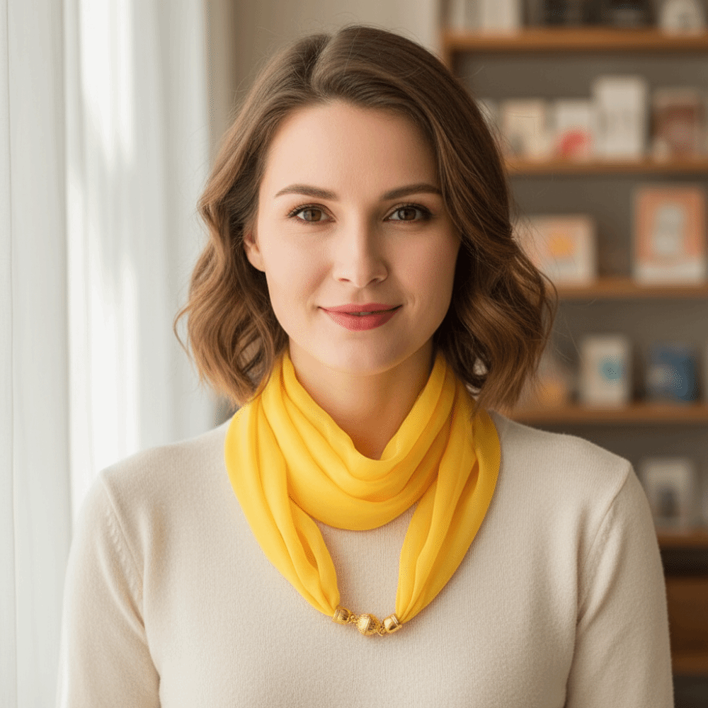 Écharpe magnétique en coton doux pour la protection du cou, 65x65cm, boucle magnétique, écharpe carrée, imprimé floral, foulard pour femmes, mode féminine