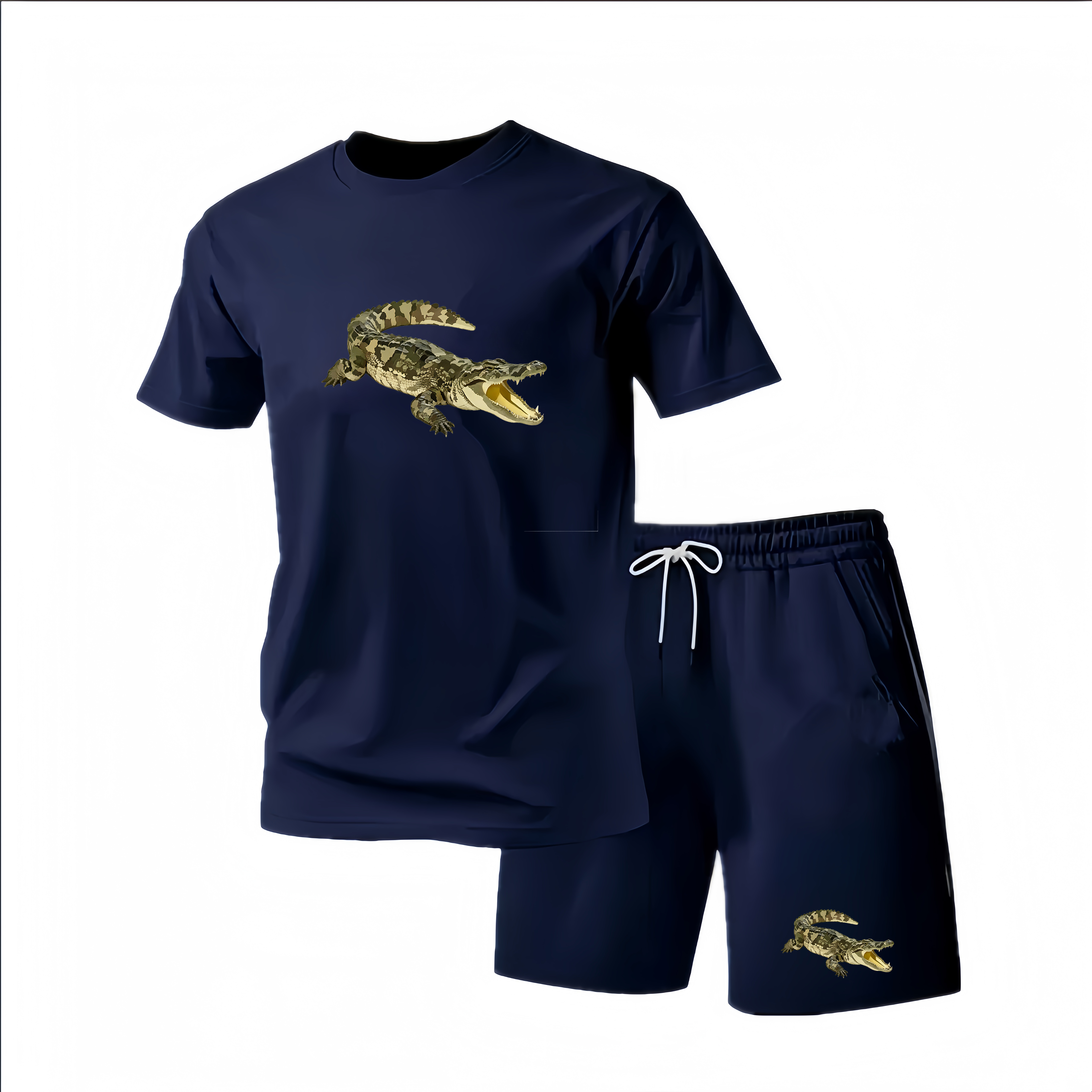 Nouvel ensemble de sport d'été pour homme : survêtement deux pièces tendance, idéal pour le fitness, la course et les loisirs, séchage rapide, manches courtes et short