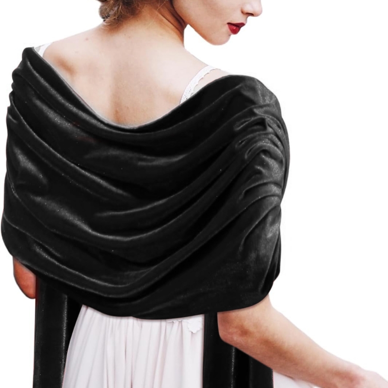Châle en luxueux pour femmes, châle élégant pour soirée, vêtements
