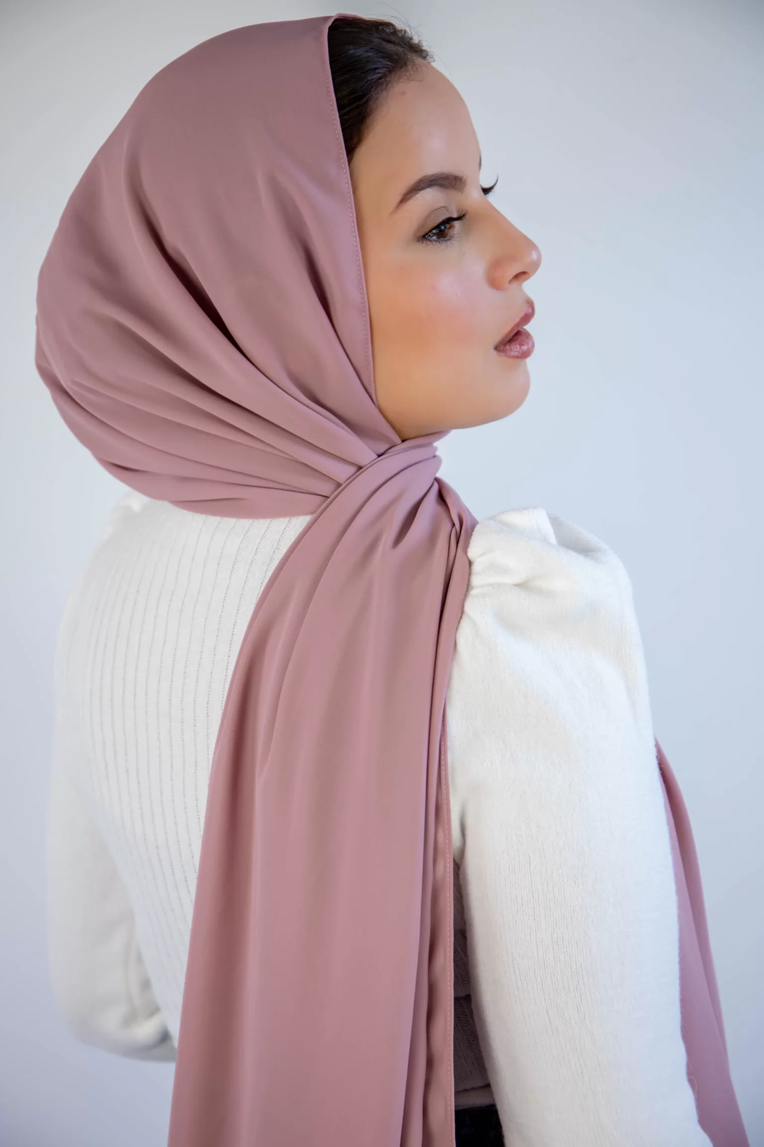 Hijab en mousseline de soie musulman pour femmes, foulard long uni, couvre-chef pour femmes, hijabs, écharpes, voile musulman pour femmes, hijabs en mousseline de soie