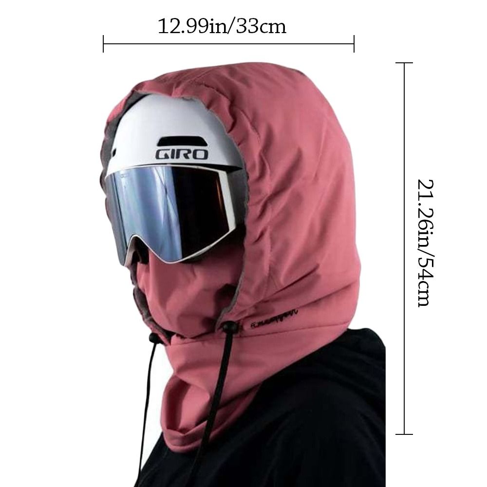 Chapeaux d'hiver à capuche avec cordon de serrage, écharpe résistante au froid, cagoule ultralégère, couvre-cou amovible, manteau court, débardeur unisexe