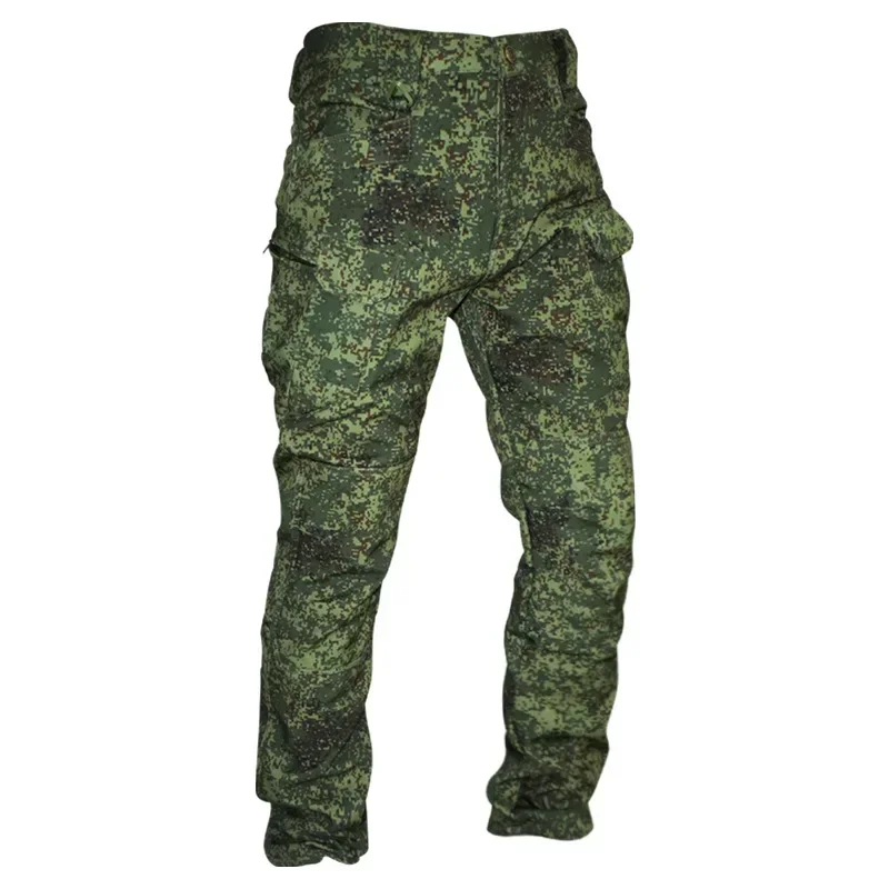 Veste d'extérieur à coque souple bleu marine pour hommes, manteau tactique militaire imperméable, coupe-vent et pantalon à capuche en polaire chaude pour l'hiver