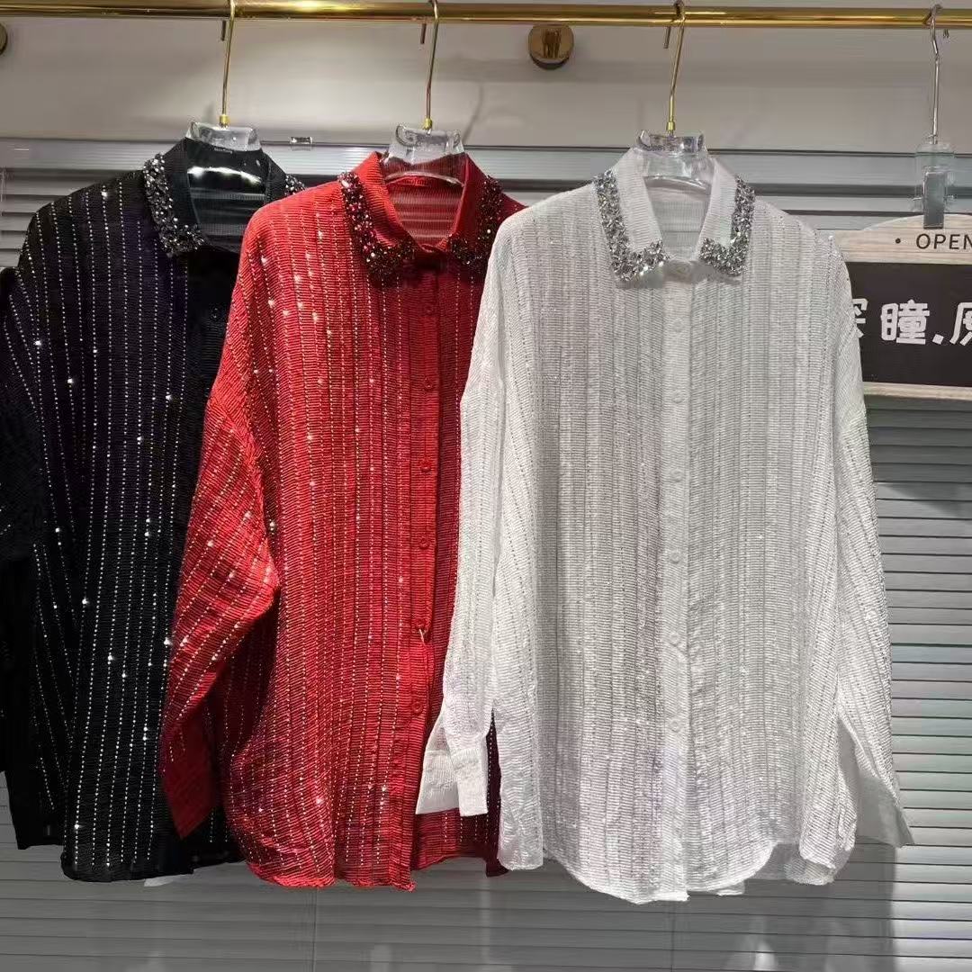 Femme vêtements automne luxe femmes chemises et chemisiers femme Blouses femme vêtements à manches longues ample décontracté haut de rue