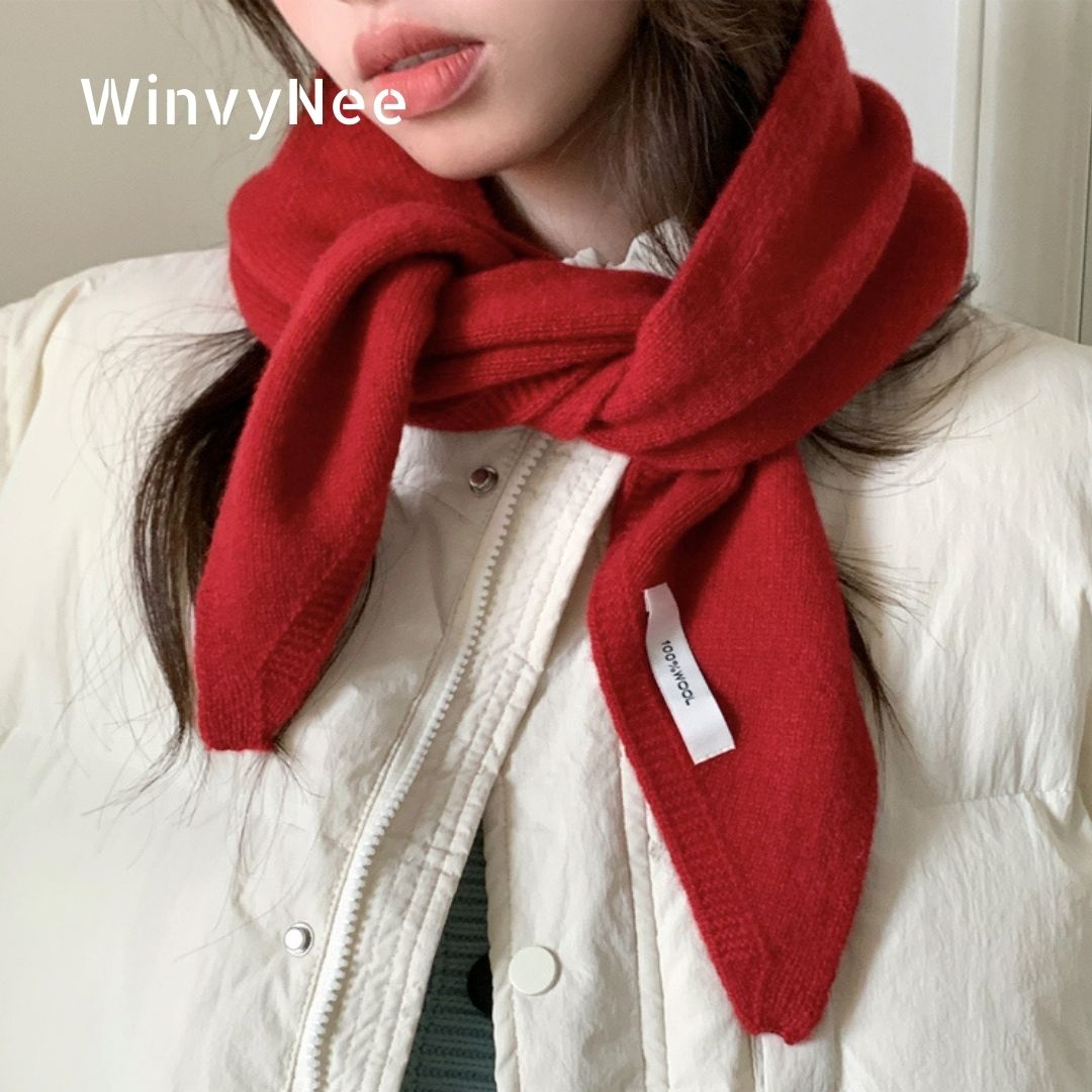 WinvyNee femmes écharpe 100% laine foulard cravate foulards pour dame femmes Bandana mode triangulaire foulard enveloppement hiver G1523026