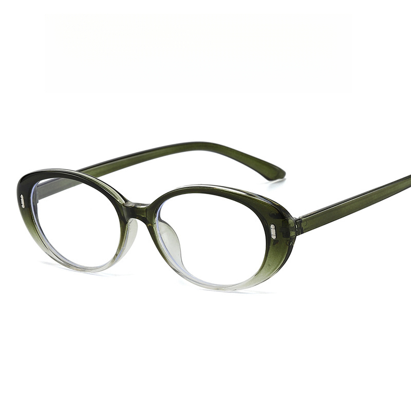 Montures de lunettes ovales tendance européennes et américaines pour femmes, pour un usage quotidien, avec fonction anti-lumière bleue