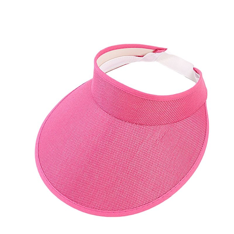 Pare-soleil pour femmes, chapeaux de mode en Faux lin pour femmes, visière de sport pour femmes