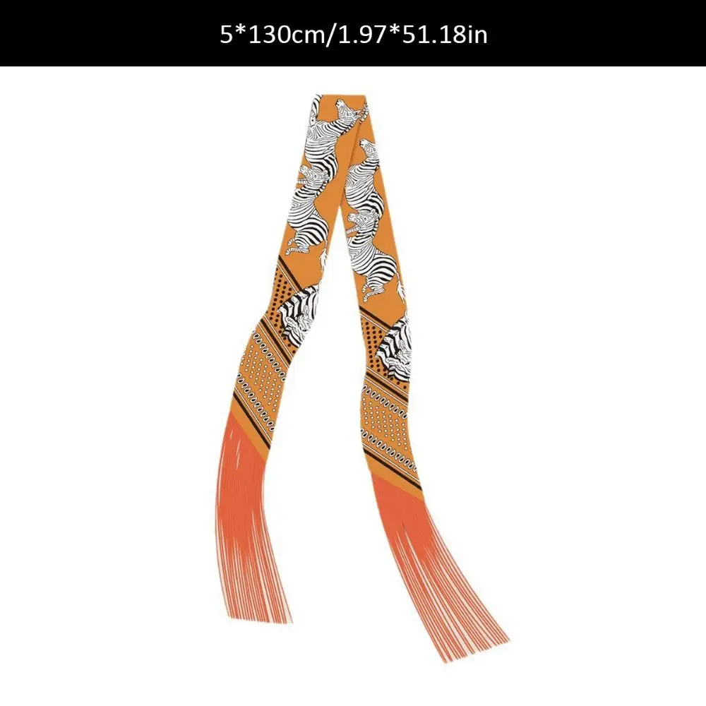 Ruban à pampilles Long coréen en Imitation soie, 5x130cm, accessoires de mode, bandeau pour cheveux, décoration DIY, ruban à poignée pour sac de reliure