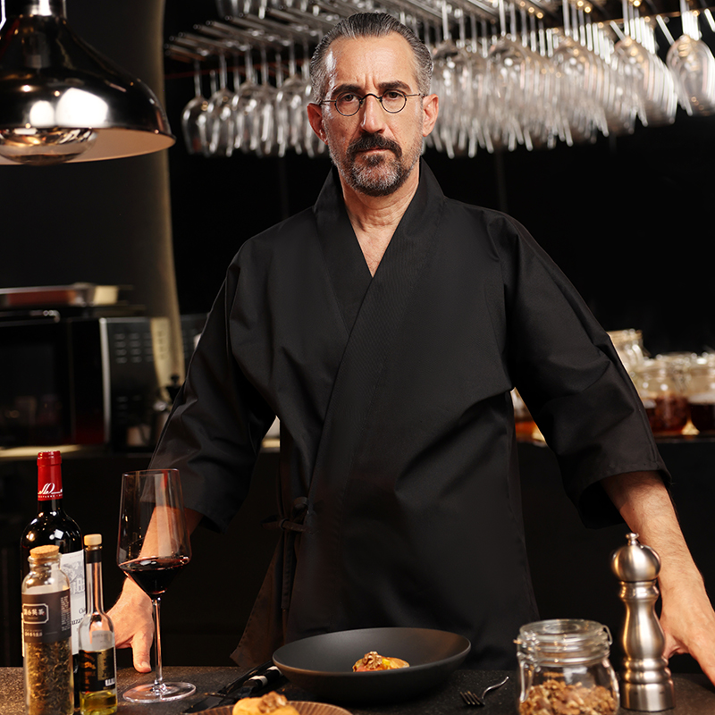 Uniforme de cuisine de chef de style japonais, veste de chef de restaurant de sushi, kimono coréen, vêtements de travail de cuisine japonaise, WaClaCooking Y-