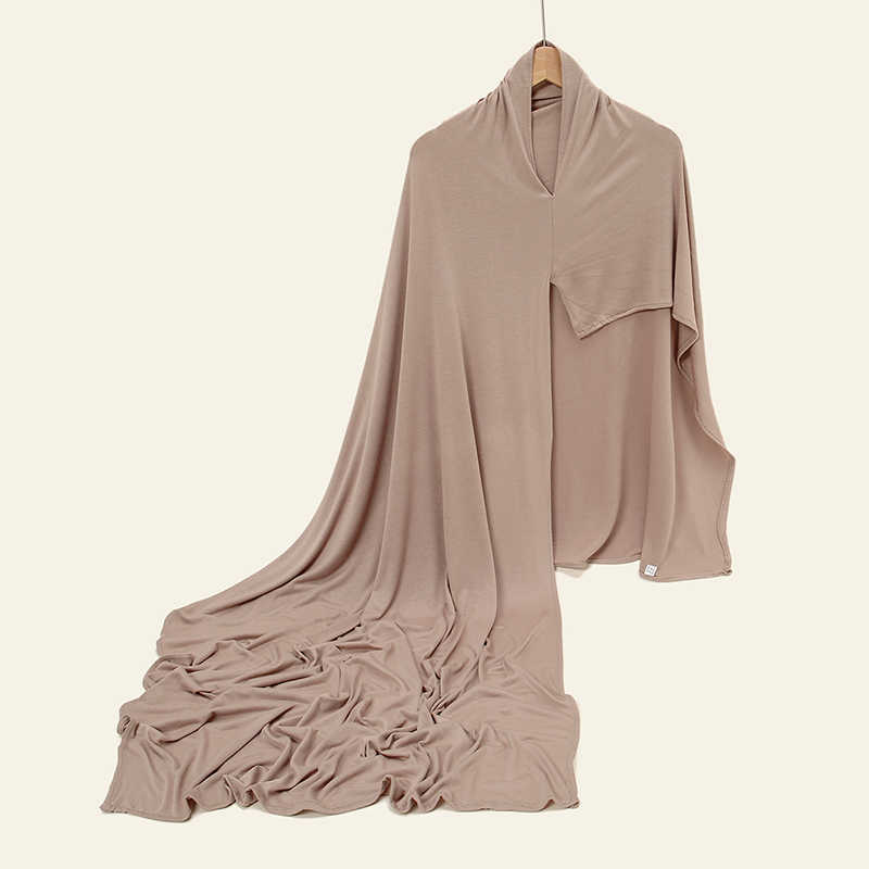 Mode Modal Jersey Hijab écharpe instantanée femme musulmane Bonnet Hijab châle dame doux longs enveloppes église prière Turban bandeau