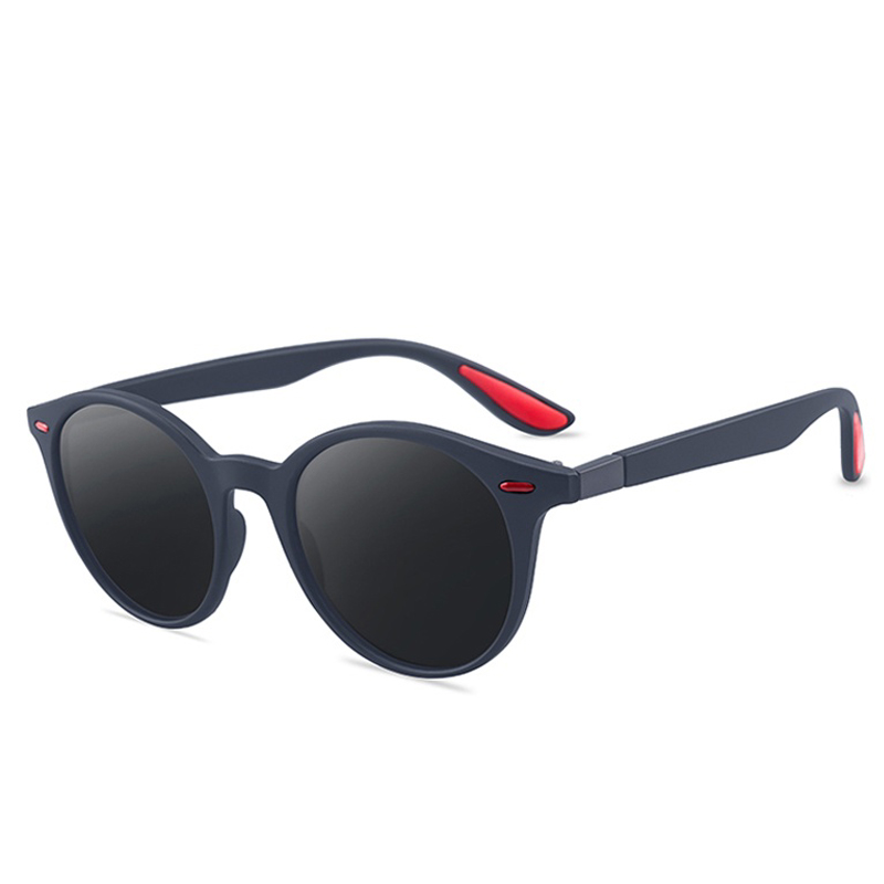 Lunettes de soleil rondes classiques pour hommes et femmes, verres polarisés vintage, lunettes de conduite, marque de luxe