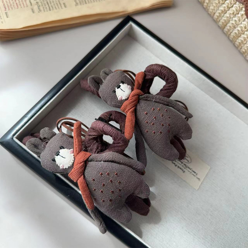 Écharpe ours AB pour attraper le visage, 1 pièce, Animal de dessin animé, coupe de cheveux haut de gamme, pince requin, accessoires pour cheveux, nouveau Style