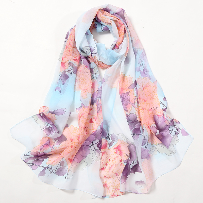 Foulard Bandana à Pois en Mousseline de Soie pour Femme, Châle Long, Turban Élégant, Complément de Protection Solaire, Écharpe de Tendance, Accessoire pour Été