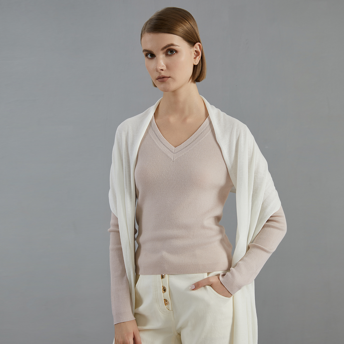 BC802 En stock, écharpes en laine de haute qualité pour femmes, marque de luxe, automne et hiver