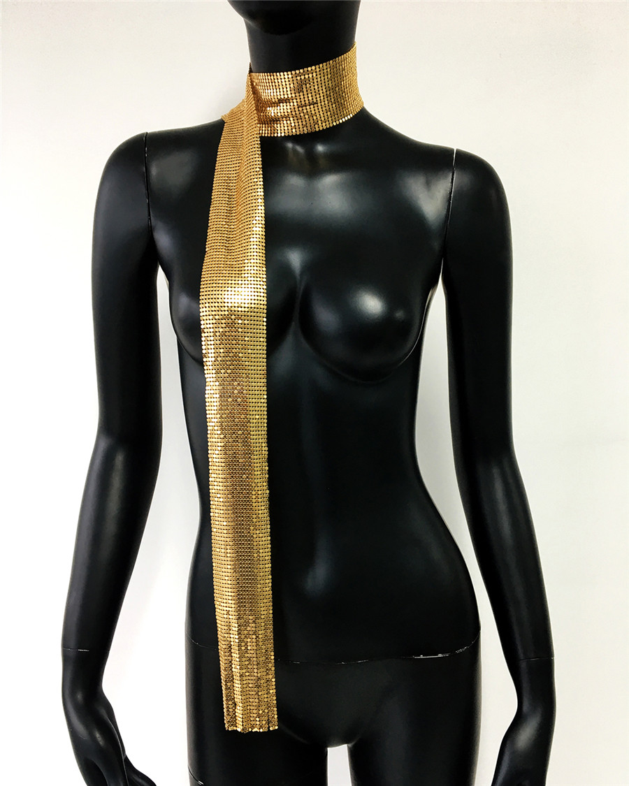 Écharpe à paillettes en métal brillant pour femme, pompon, design simple, écharpe de couverture patchwork, fête, boîte de nuit, accessoires de bijoux chics, nouveau, 2024