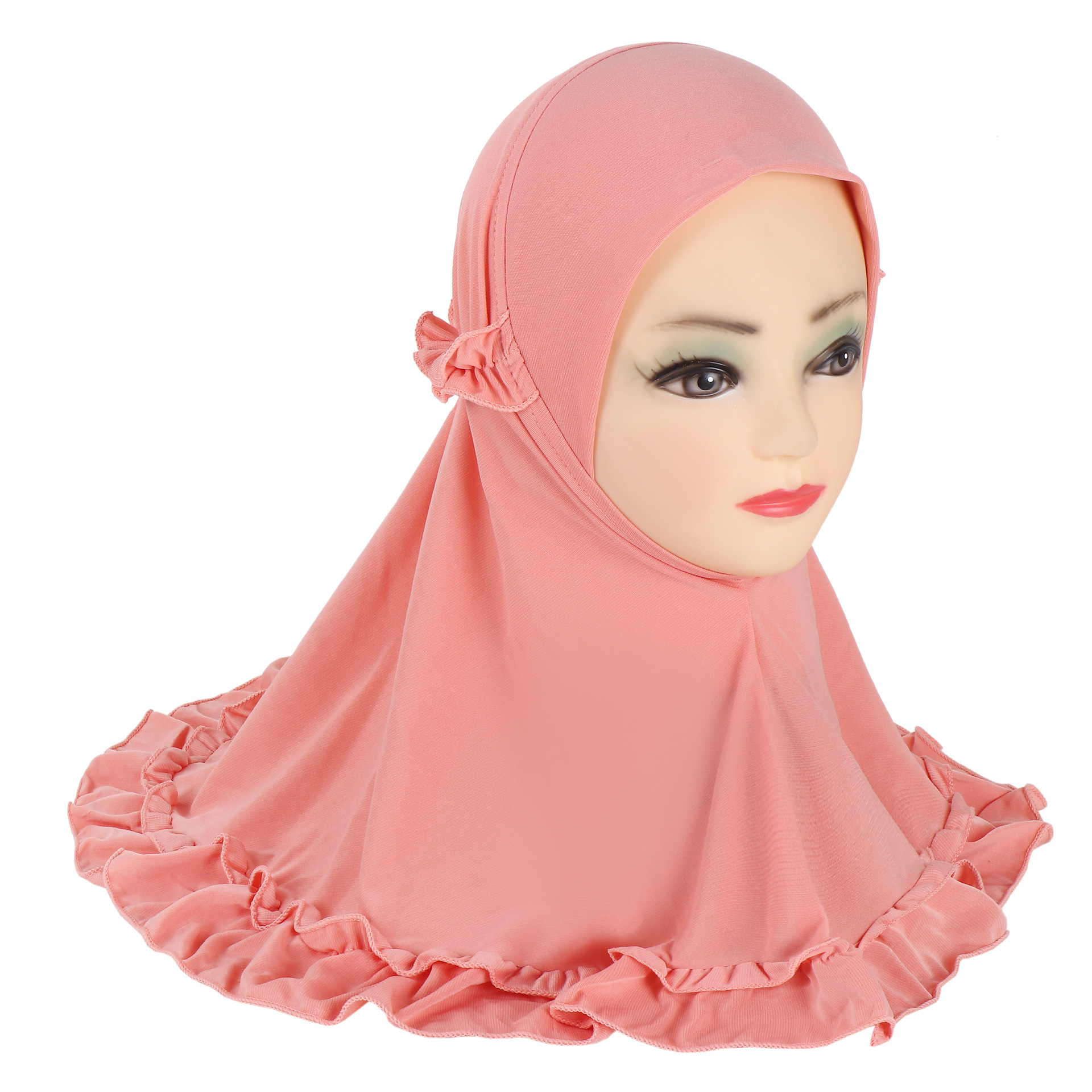 Enfants Hijabs filles musulmanes instantané Hijab islamique coton Modal écharpe doux extensible châle bandeau malais foulard pour enfants