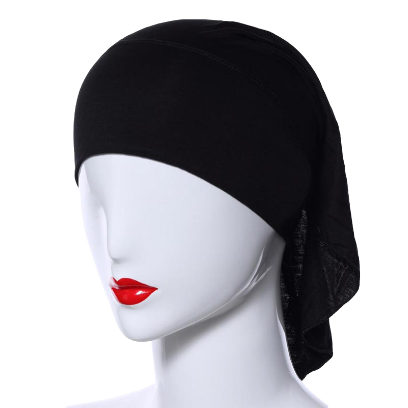 Casquettes Hijab Intérieures pour Femmes Musulmanes, Chapeaux Islamiques, Sous-Écharpe Ninja, Chapeau Uni pour Perte de Cheveux, Bonnet Niquabs, Nouveau, Ramadan Modal, 20 Couleurs