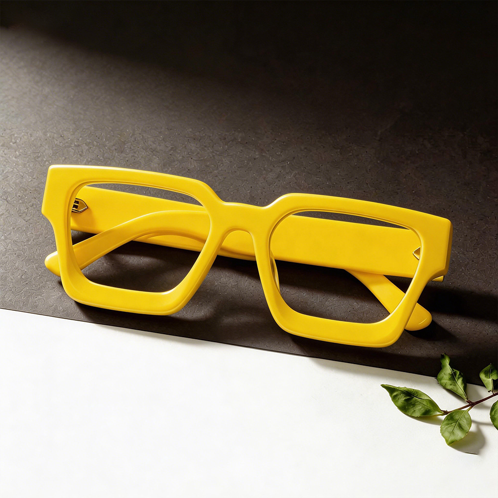 Monture de lunettes en acétate vintage faite à la main pour hommes, monture de lunettes rétro pour femmes, lunettes de marque de luxe, lunettes optiques sur ordonnance