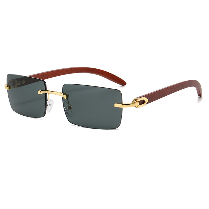 2025 nouvelles lunettes de soleil de mode sans cadre pour les vacances unisexes lunettes de soleil de conduite décontractées lunettes de soleil d'équitation de vacances en plein air classiques