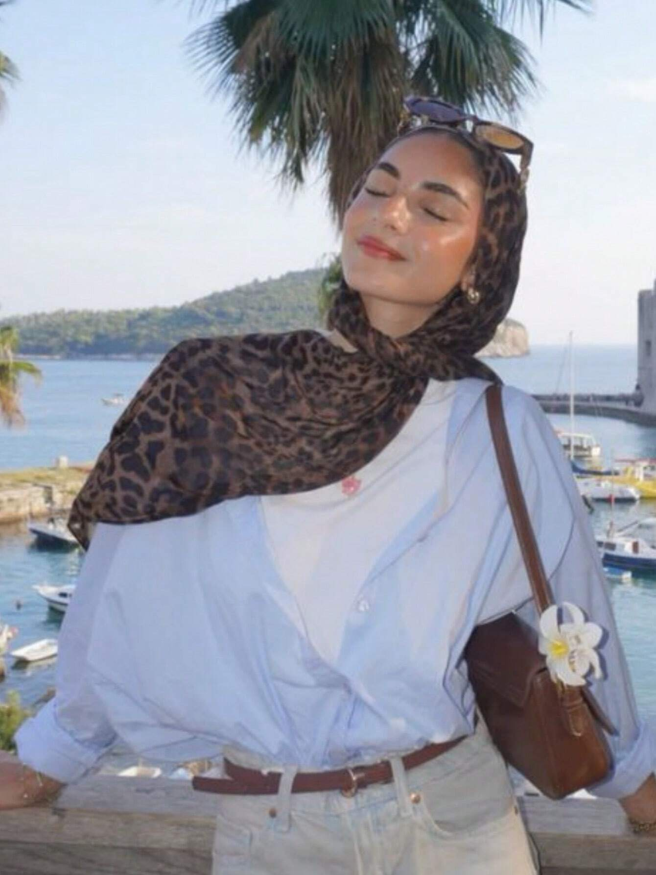 Foulard imprimé léopard en Voile pour femmes, foulard de luxe, mode printemps et été, châle polyvalent pour femmes, offre spéciale