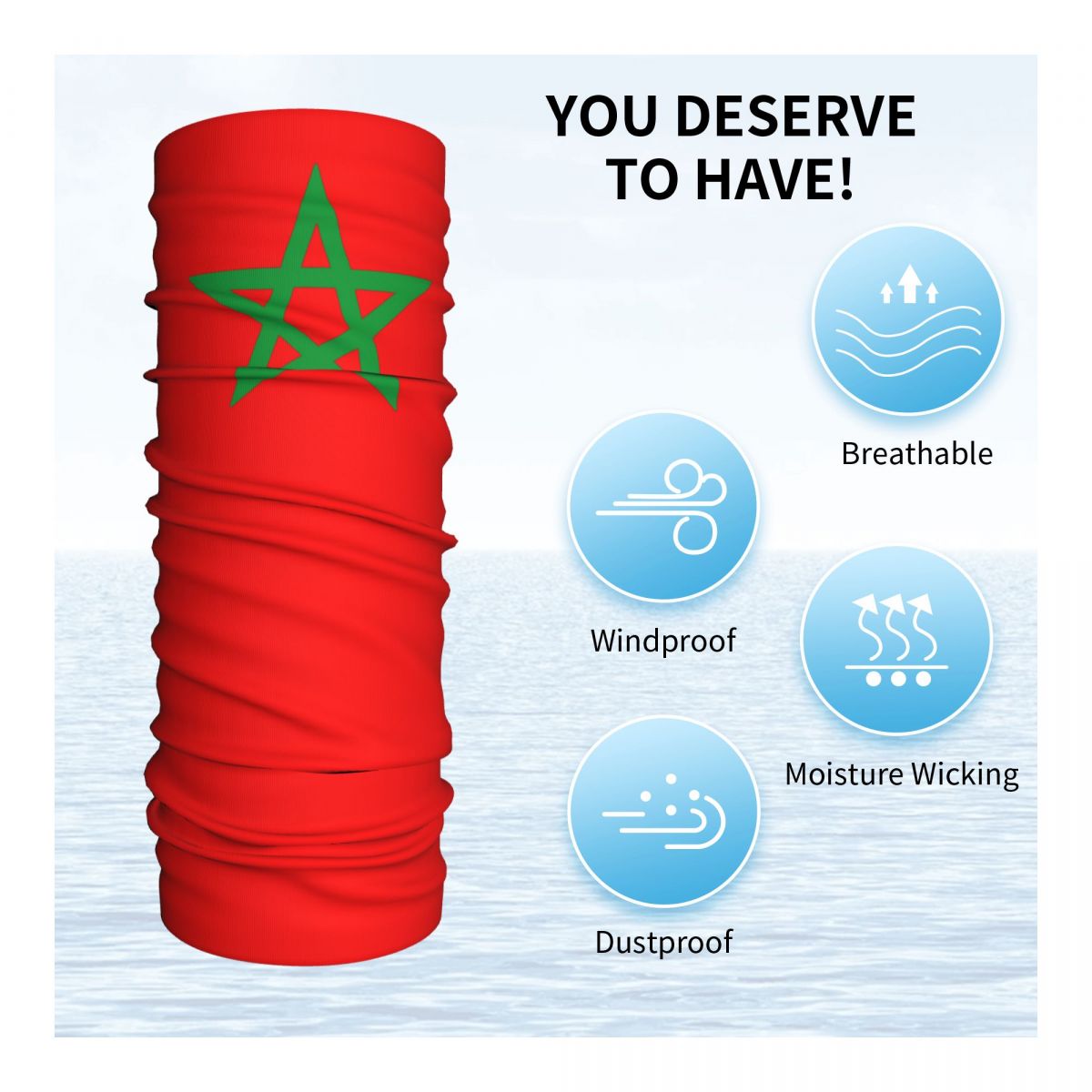 Masque cagoule imprimé The Feel of Marocain pour adultes, écharpe, bandana, cou, chaud, vêtements de sauna, unisexe, équitation, toutes saisons