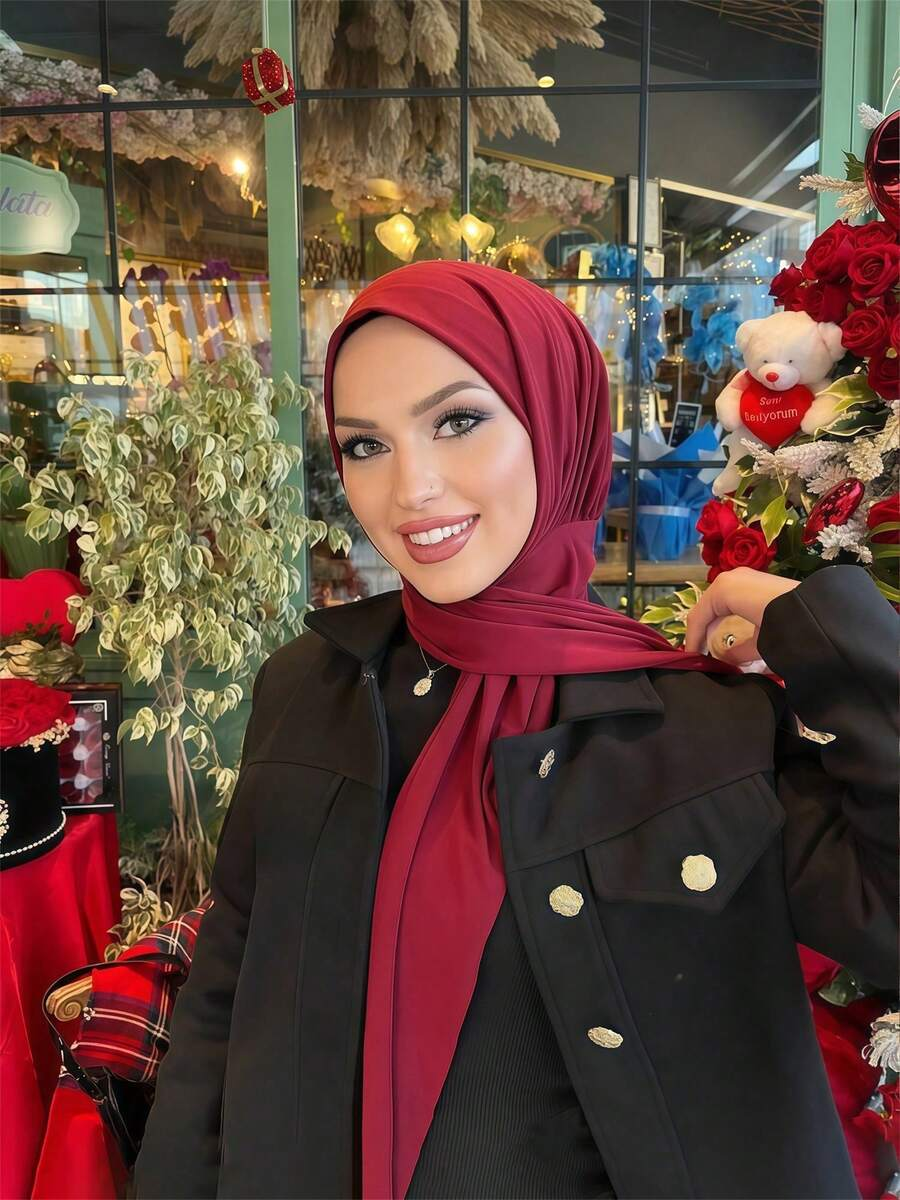 Hijab instantané pour femmes musulmanes, prêt à porter, couvre-tête complet, foulard, bonnet uni, châles pour le cou et la tête