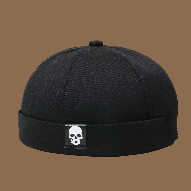 Chapeau tendance minimaliste pour homme et femme, style street dance artistique, nouveau chapeau melon sans bord, chapeau de printemps et d'automne, chapeau de propriétaire de maison, Hip