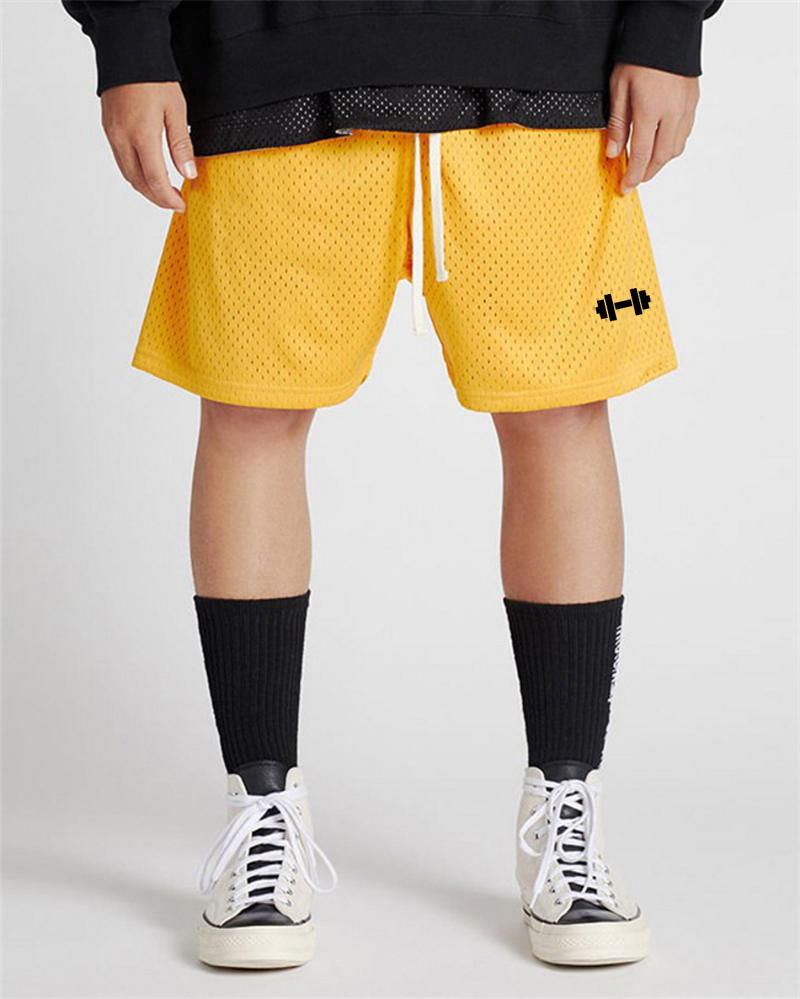 Shorts de sport en maille à séchage rapide pour hommes, pantalons courts de basket-ball, shorts de course, jogging, fitness, gym, musculation, nouveau, été