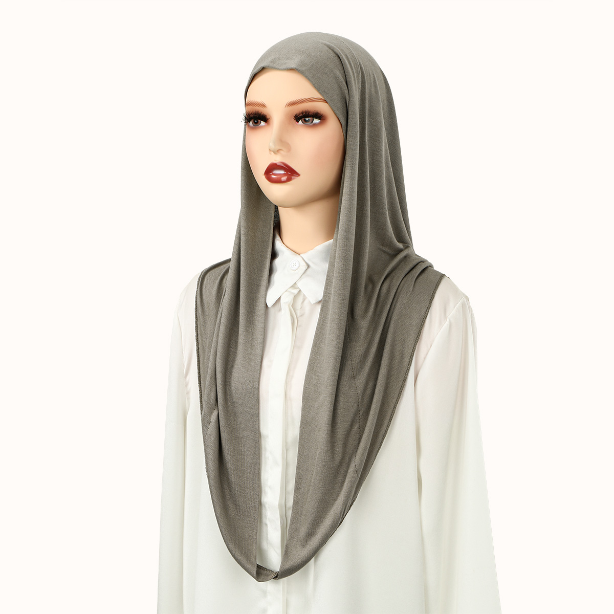 Nouveau Modal Jersey instantané Hijab femme musulman sous-écharpe casquettes coton extensible chapeau Islam Turban Bonnet Foulard croix Foulard