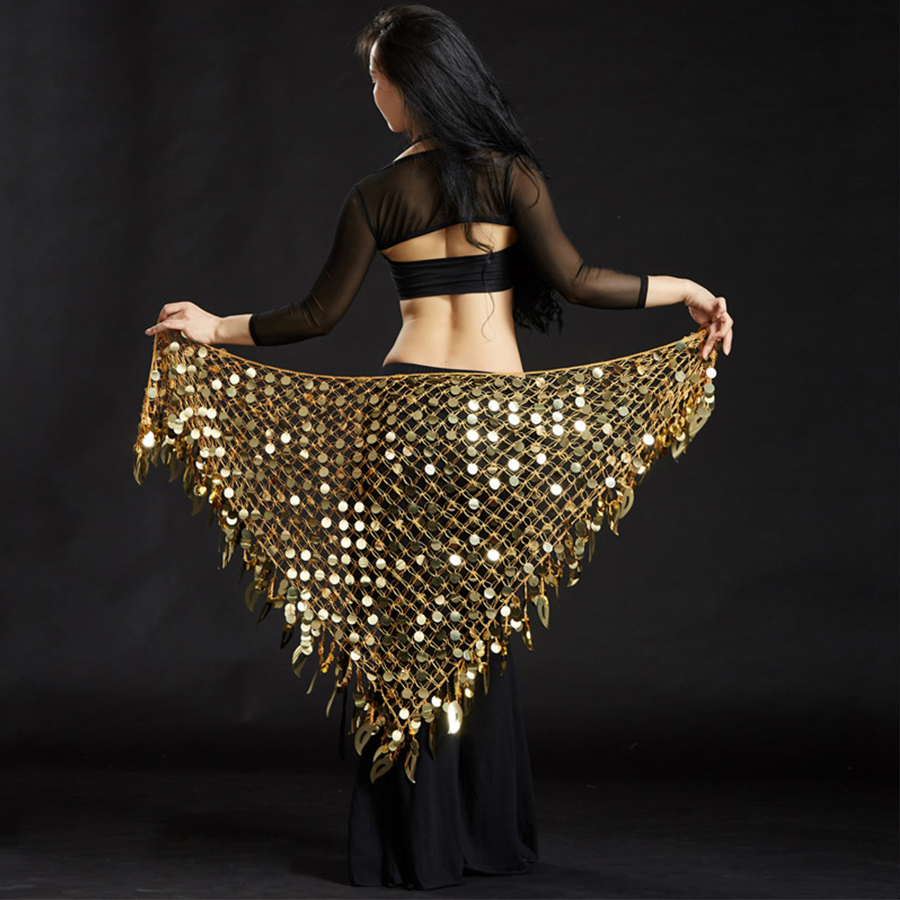 Ceintures de danse orientale orientale à paillettes de sirène, Costumes pour femmes, foulards de hanche, chaînes de taille indiennes