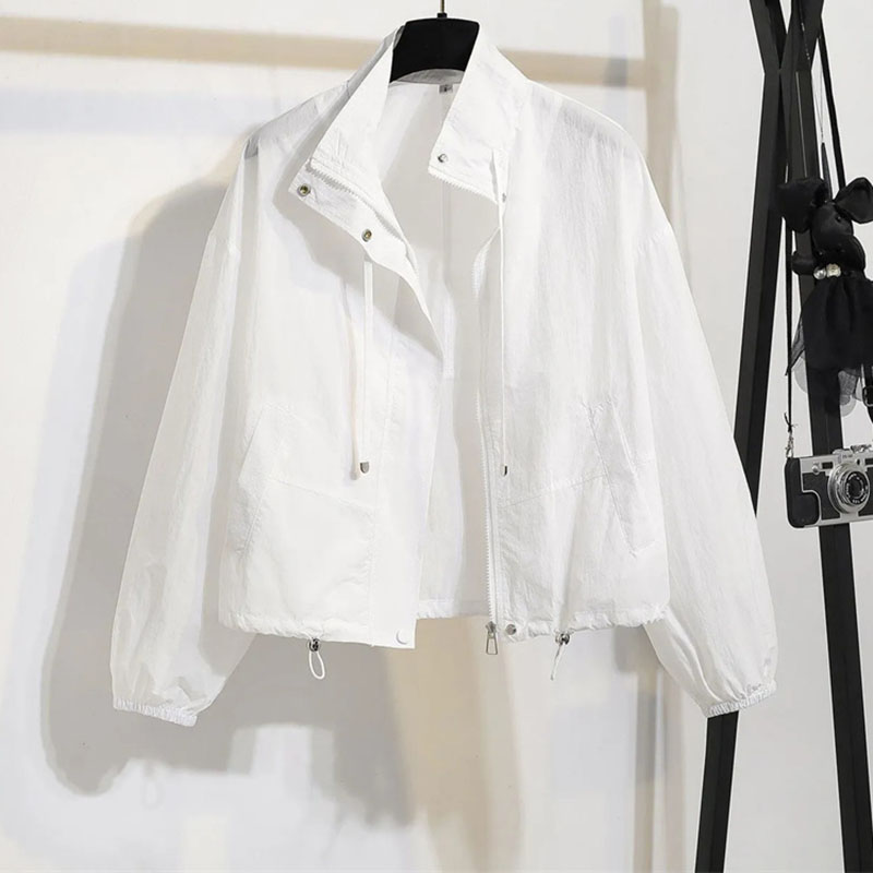 Veste légère d'été pour femmes, vêtements de protection solaire, chemise ample pour femmes, manteau à manches longues, chemise de protection UV pour femmes