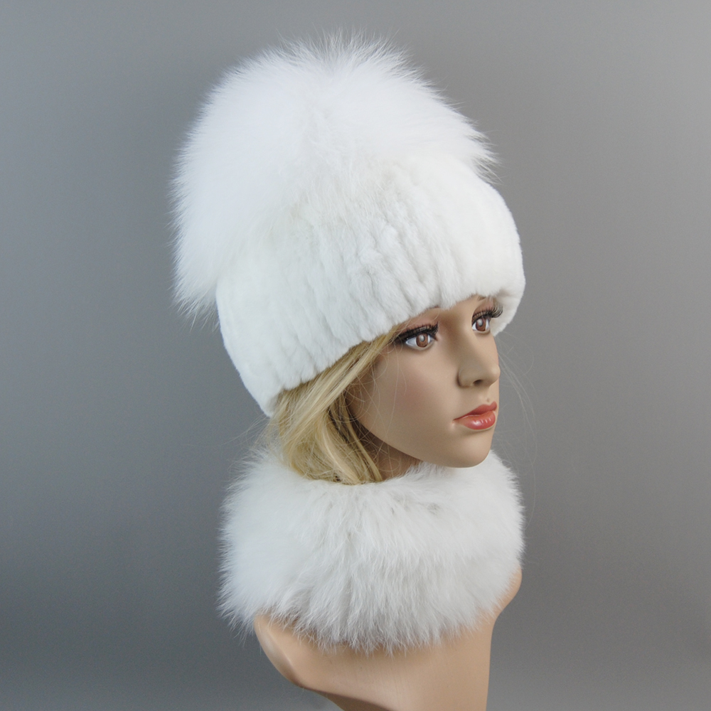 Nouvelle Collection Hiver 2026 : Écharpe-Chapeau Chaude et Douce en Véritable Fourrure de Lapin Rex pour Femme, Bonnet en Véritable Fourrure de Renard, Châle Annulaire en Fourrure de Renard Naturelle, Écharpes et Chapeaux en Fourrure de Renard.