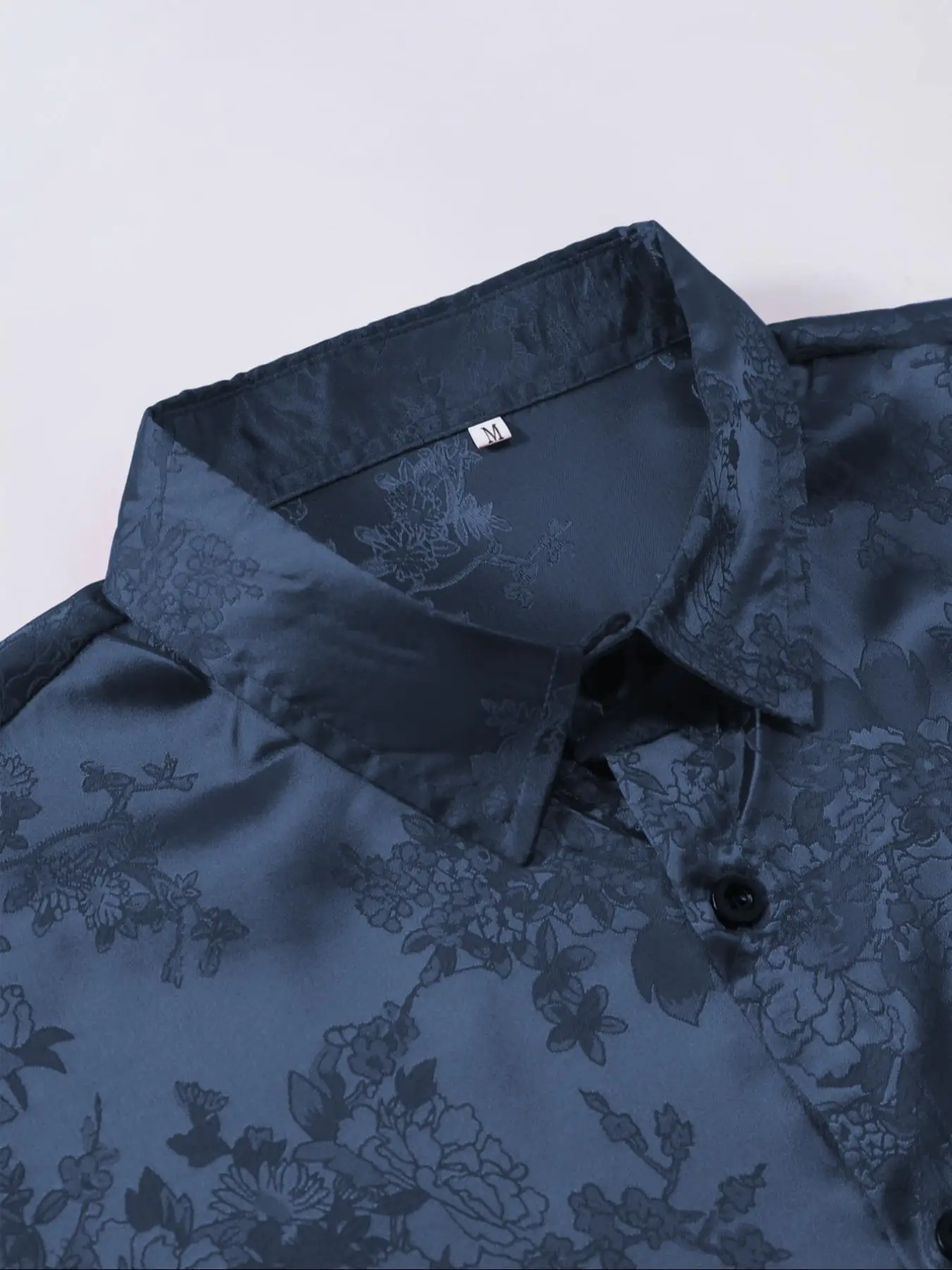 Chemise brodée pour homme, chemise à manches courtes, chemise décontractée d'été, chemise boutonnée pour la plage