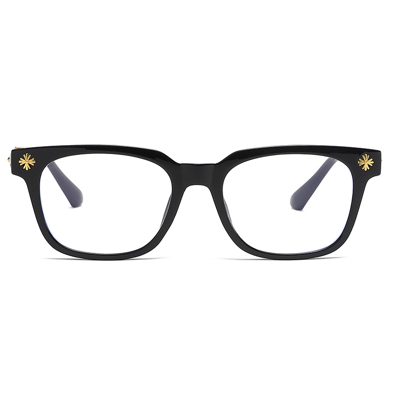 Lunettes anti-lumière bleue carrées classiques pour hommes et femmes, monture noire et transparente, unisexe, pour ordinateur, lunettes pour femmes