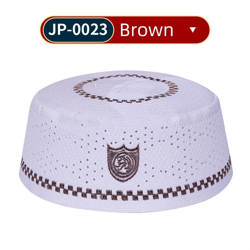 Chapeaux de prière pour hommes musulmans, broderie en coton, islamique, Ramadan, kippa juive, foulard arabe, Turban Topkippot, casquette des eaux saoudiennes