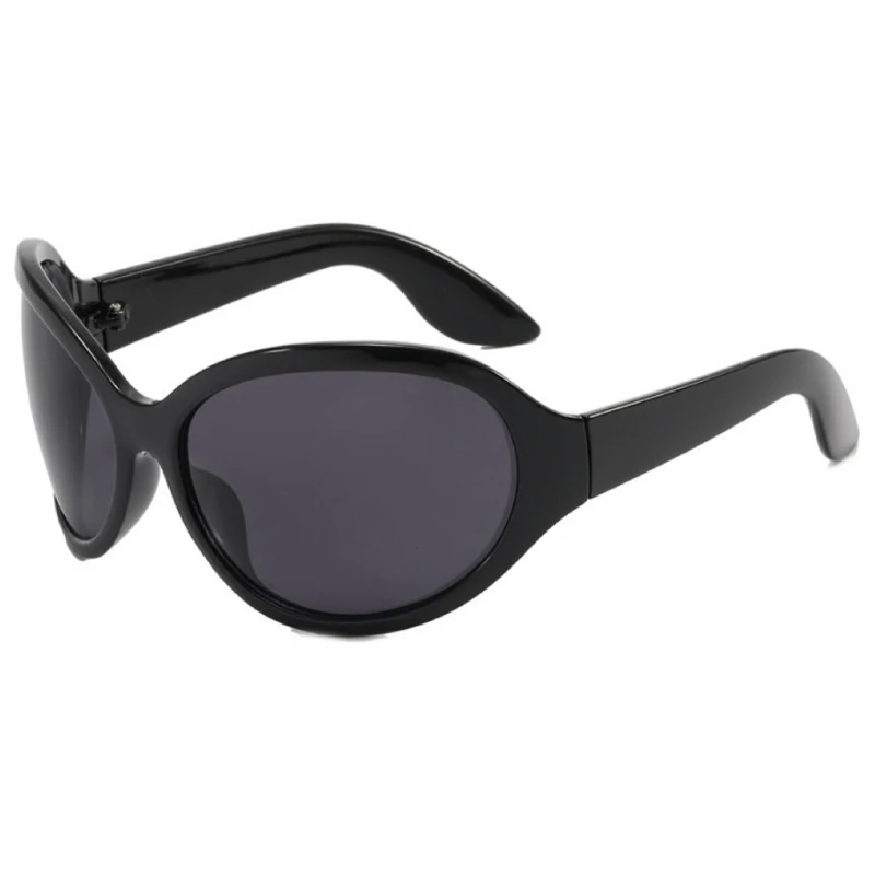Nouvelle mode lunettes de soleil lunettes nouvelles femmes hommes ovale sport lunettes de soleil femme surdimensionné nuances lunettes