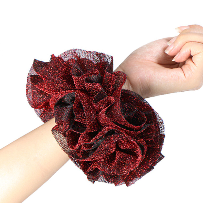 Chouchou élastique pour femmes musulmanes, chouchou islamique pour filles, vêtements de sauna pour dames, bandeaux pour cheveux, anneau, écharpe Hijab, accessoires